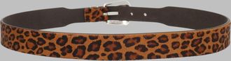 Amish Western-Style Leather Belt - Brown