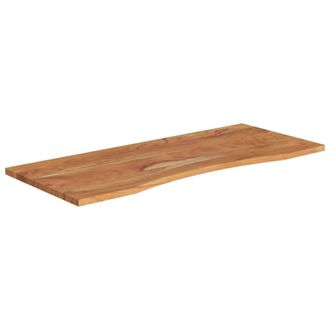 Berkfield Home Beautiful Desk Top 110x50x2.5 cm Rectangular Solid Wood Acacia in Brown