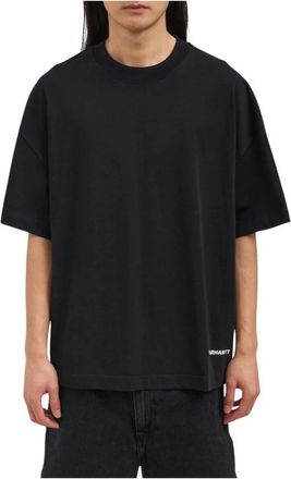 Carhartt Work in Progress Hombre, Camisetas, Negro, Talla: M
