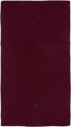 Polo Ralph Lauren Accessoires, Heren, Rood, ONE Size, Logo ricamato Scarf