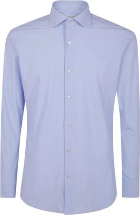 Tintoria Mattei Hombre, Camisas, Azul, Talla: L