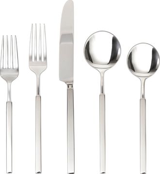 Fortessa Jaxson Mirrored 20-Piece Flatware Set in Silver at Nordstrom