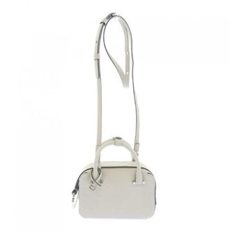 Delvaux Tweedehands leren handtassen - Dames - Pre-owned - Grijs - Maat: ONE Size Leer