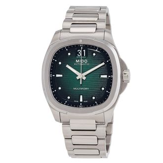 Mido Multifort TV Big Date Automatic Green Dial Mens Watch M0495261109100