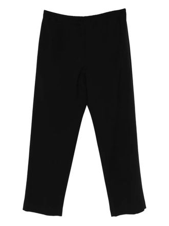The Row Ari elasticated trousers - Black