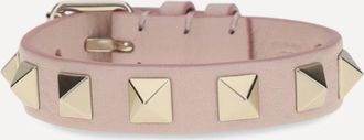 Valentino Garavani Bracciale Rockstud in pelle Woman UNI