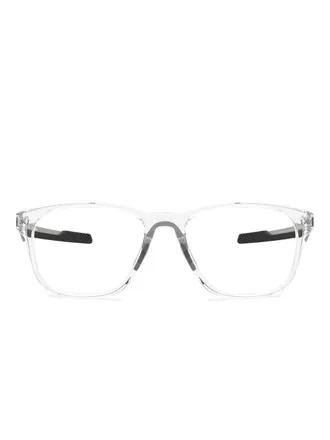 Oakley cerebral rectangle glasses - men - Metal - 57 - White