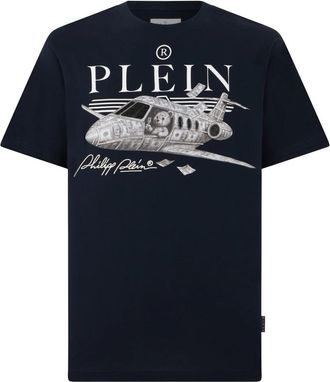 Philipp Plein T-Shirts - Heren - T-shirts - Blauw - XL - Tops