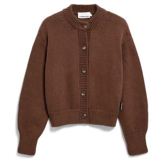 Armedangels Winter Cotton Knit Cardigan Cardigan f&uuml;r Damen | braun