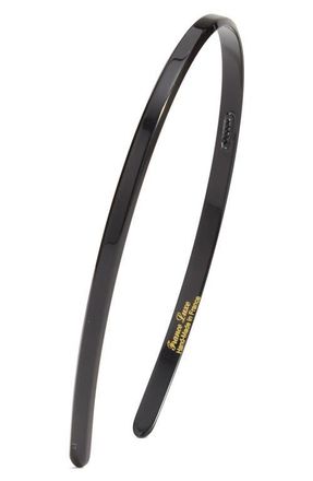 France Luxe Ultracomfort Thin Headband in Black at Nordstrom