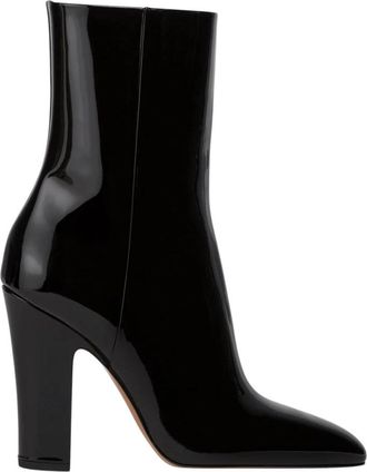 PARIS TEXAS Lavinia Ankle Boot 100 - Dames - Laarzen met Hak - Zwart - 37 EU - Leer - Schoenen