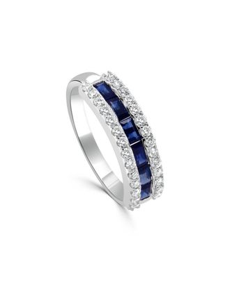 Sabrina Designs 14K 1.00 Ct. Tw. Diamond & Sapphire Ring
