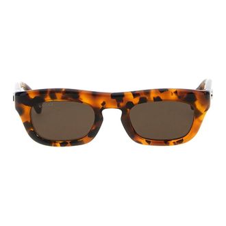 Gucci Accessoires, Heren, Bruin, ONE Size, Zonnebrillen