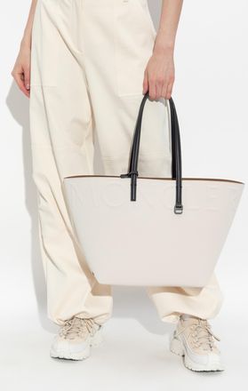 Moncler Very Shopper Bag, Womens, Cream