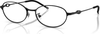 Diesel 55mm Oval optical glasses in Black at Nordstrom