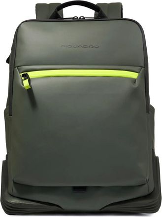 Piquadro Tassen, Heren, Groen, ONE Size, Water resistant computer 15,6 backpack