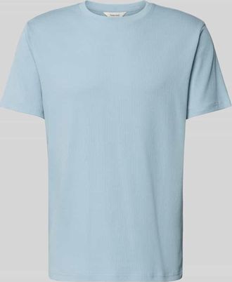 Selected Regular Fit T-Shirt aus Baumwoll-Mix Modell SPENCER in Hellblau, Gr&ouml;&szlig;e XXL