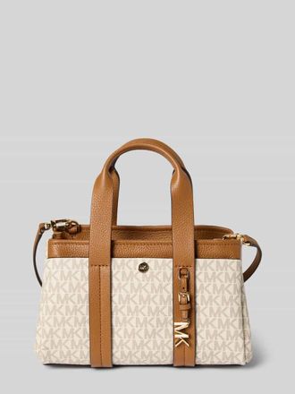 Michael Kors Handtasche mit Label-Applikation Modell ROMEE in Ecru, Größe 1