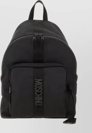 Moschino logo backpack