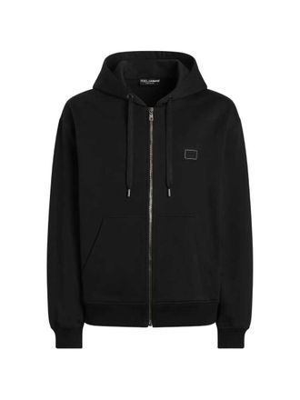 Dolce & Gabbana katoenen hoodie met logoplaat