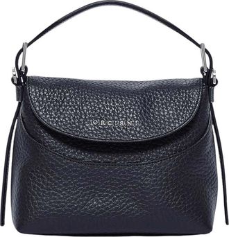 Orciani Nana S bag in soft black leather