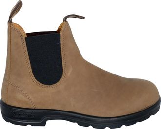 Blundstone Klassieke Elastische Laars - Heren - Chelseaboots - Beige - 42 1/2 EU - Su&egrave;de - Schoenen