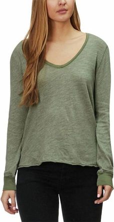 Bloomingdale's Found My Sass Long-Sleeve Top In Rosemary