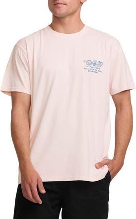 Billabong Roll Premium Wave Cotton Graphic T-Shirt in Light Pink at Nordstrom Rack, Size Xx-Large