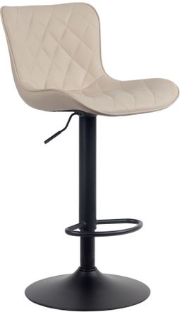Clp Taburete De Bar Emma Crema Simil Cuero