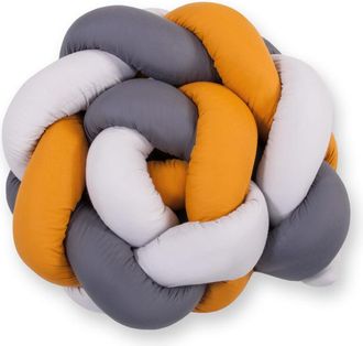 OEM Protector De Cuna Trenzado - Gris-mostaza-antracita