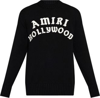Amiri Amiri Hollywood Sweater With Embroidery