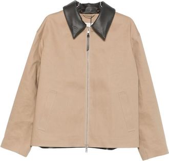 Mackintosh Birgham Leather-collar Zip-up Jacket