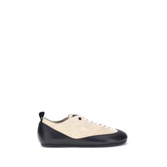 Proenza Schouler Beige Rubber Athletic Womens Sneakers