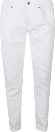 Dondup George Skinny Jeans - Heren - Skinny Jeans - Wit - W36 - Katoen - Jeans