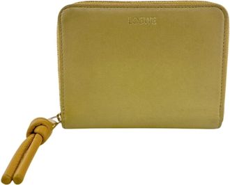 Loewe Yellow Leather Wallet (Bi-Fold) (Pre-Owned)