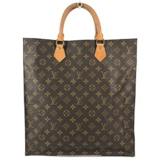 Louis Vuitton Brown Monogram Canvas Handbag Tote Bag (Pre-Owned)