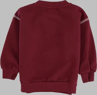 Bobo Choses Embossed Logo Cotton Sweatshirt - Red