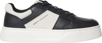 A|X Armani Exchange Lage Sneakers - Heren - Sneakers - Zwart - 46 EU - Su&egrave;de - Schoenen