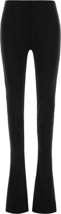 Gucci Broeken, Dames, Zwart, M, Crepe jersey broek