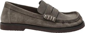 J.W.Anderson Schoenen, Heren, Grijs, 43 EU, Leer, Loafer Mocassin R/S M