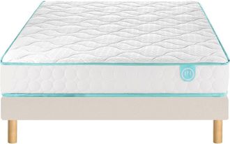 Merinos Ensemble. matras met pocketveren + bedbodem, LE TOUT TENDRE