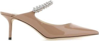 Jimmy Choo London Pink Embellished Pumps