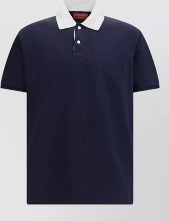 Gucci cotton polo shirt