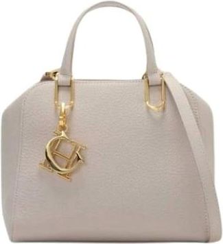 Carolina Herrera Dames, Tassen, Beige, Maat: ONE Size Katoen