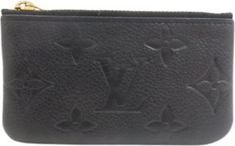 Louis Vuitton Pre-owned Wallets, female, Black, Size: ONE SIZE Pre-owned Pochette