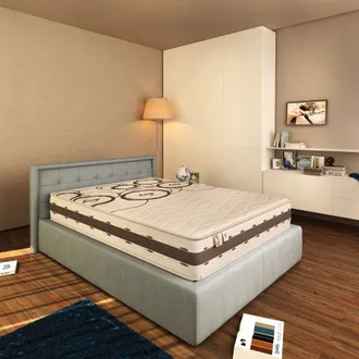 Baldiflex Baldiflex - Materasso Memory Alto 25 Cm Certificato Sanitized Fascia Traspirante 3d Notti DArgento Plus Matrimoniale 160x200 Cm