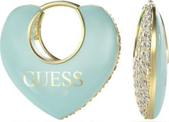 Guess Womens JUBE05206JWYGAQT-U Ladies Earrings - Gold Stainless Steel - One Size