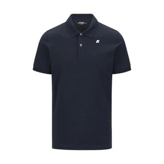 K-Way Vinnie Pique Slim Polo - male - K-Way - Polo Shirts - Blue - 3XL - Tops