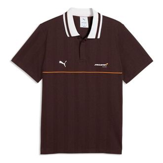 Puma x McLAREN RACING Jacquard Polo Chocolate Fondue 637876-05