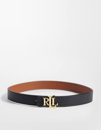 Ralph Lauren Cintura double-face 30 nera-Nero